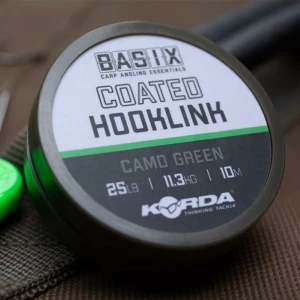 Trenzado Korda Basix Coated Camo Verde