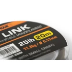 HILO DE BAJOS FOX LINK CRIMPABLE MONOFILAMENT - VERDE 25lb - 0,53mm - Imagen 3