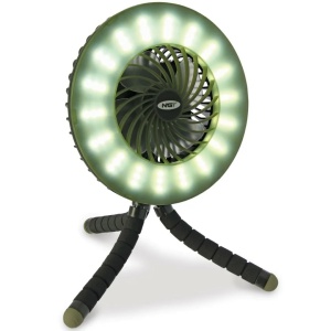 VENTILADOR CON LUZ SOLAR NGT DYNAMIC FAN & BIVVY LIGHT