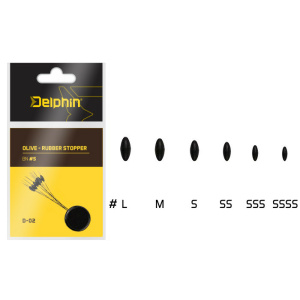 RUBBER STOPPER DELPHIN-( TOPES HAIR MONTAJE )
