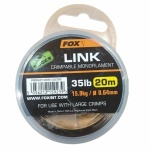 HILO DE BAJOS FOX LINK CRIMPABLE MONOFILAMENT - VERDE 35lb - 0,64mm - Imagen 1