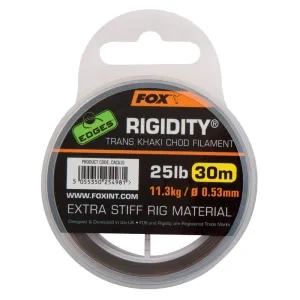 FOX RIGIDITY CHOD FILAMENT 25 LB- 0.53MM
