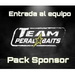 PACK SPONSOR PERALBAITS DE ENTRADA AL EQUIPO - Imagen 1