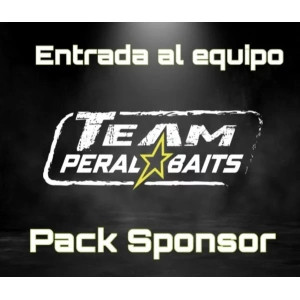 PACK SPONSOR PERALBAITS DE ENTRADA AL EQUIPO