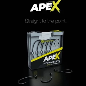 RIDGEMONKEY ANZUELOS APEX MEDIUM CURVE N8