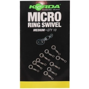 Korda Micro Emerillon Rig Ring Swivels Medium
