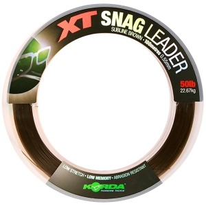 Korda XT Snag Leader Subline Brown 50lb 22,67kg