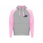 SUDADERA PERALBAITS BICOLOR ROSA - Imagen 1
