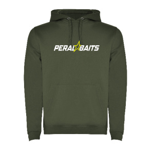 SUDADERA PERALBAITS VERDE HZ LOGO BLANCO