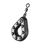 PLOMO GRIPA CON AGUJERO ZFISH COLOR PIZARRA - Imagen 1