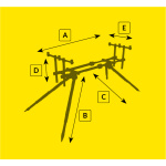 TRIPODE MIKADO KAIJU 3 CAÑAS - Imagen 6