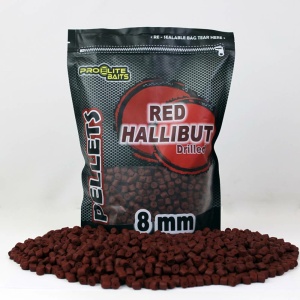 Pellets Taladrados Pro Elite Baits Red Halibut 8 mm