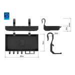 Bandeja Delphin para tripode - Imagen 6