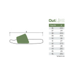Chanclas Delphin Slide Sandals OutLINE CARP - Imagen 6