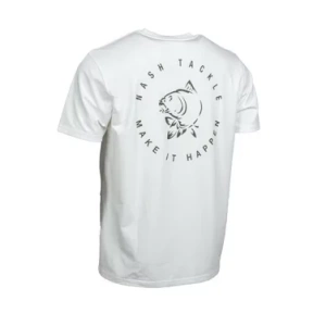 Camiseta Nash Make It Happen Carp Logo Blanca