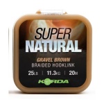 Trenzado Súper Natural Korda gravel brown ( marron ) - Imagen 1