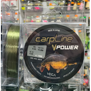 HILO VEGA MONIFILAMENTO CARP GREEN 0,35 mm - 1000mt.