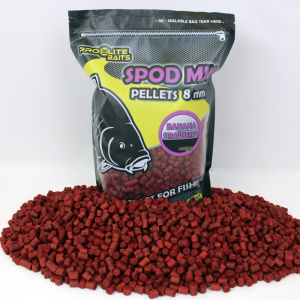 Spod Mix Pellets Banana Strawberry 8mm Pro Elite Baits