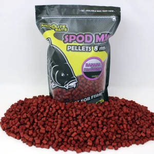 Spod Mix Pellets Banana Strawberry 8mm Pro Elite Baits