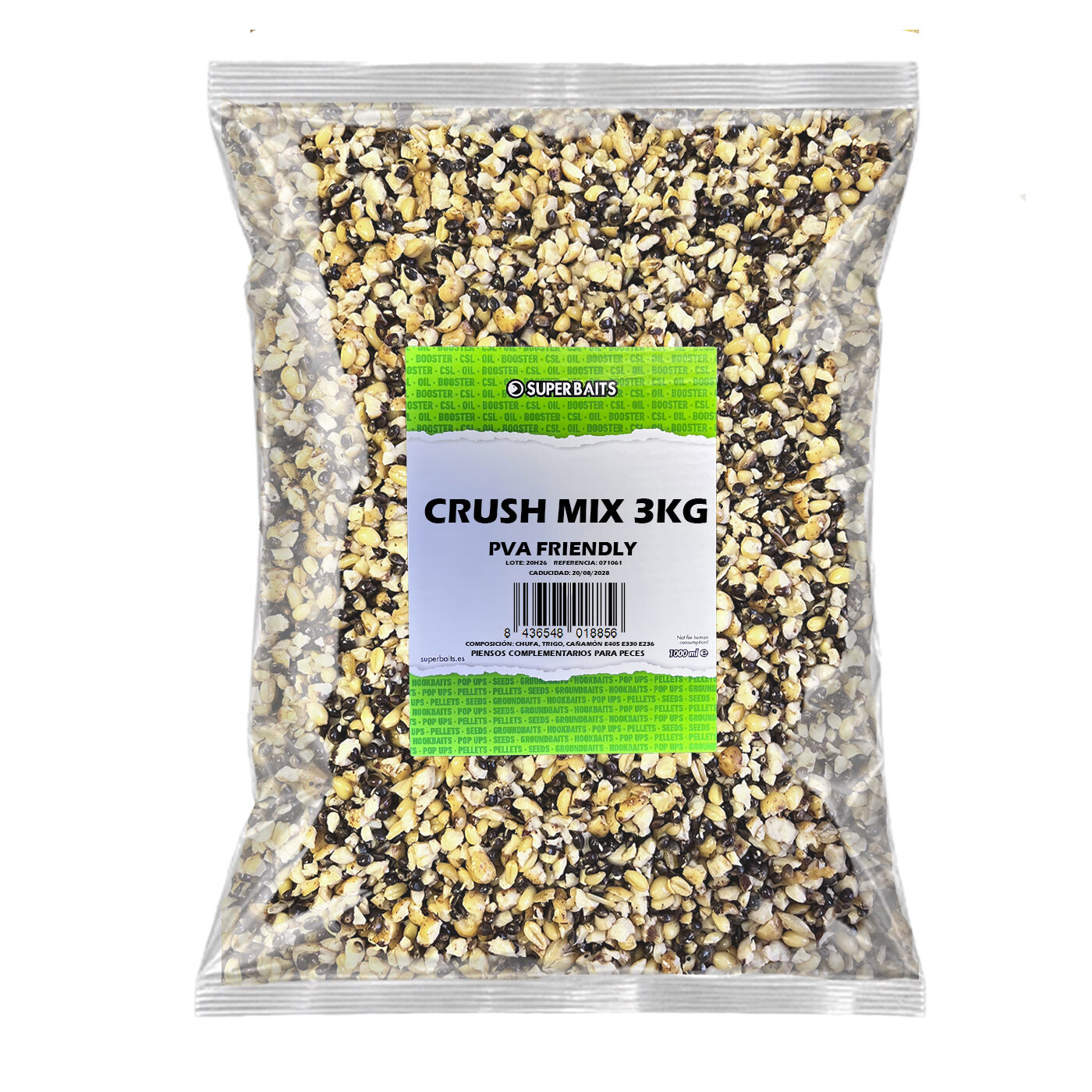 Crush Mix Semillas Trozeadas SuperBaits 3kg