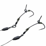 ESP Ronnie Clips and Tungsten Sleeve Camo Green 0,3 g - Imagen 3
