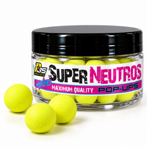 Pop Ups Super Neutros Amarillo Fluor Peralbaits 15 mm